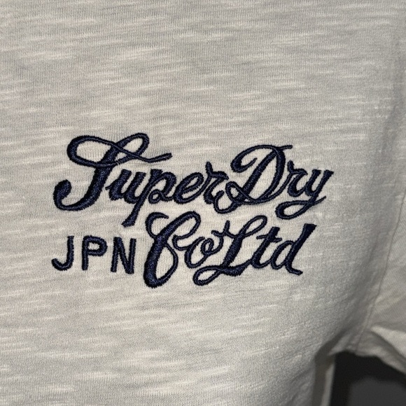 Superdry Embroidered T Shirt SZ Medium - Picture 3 of 10